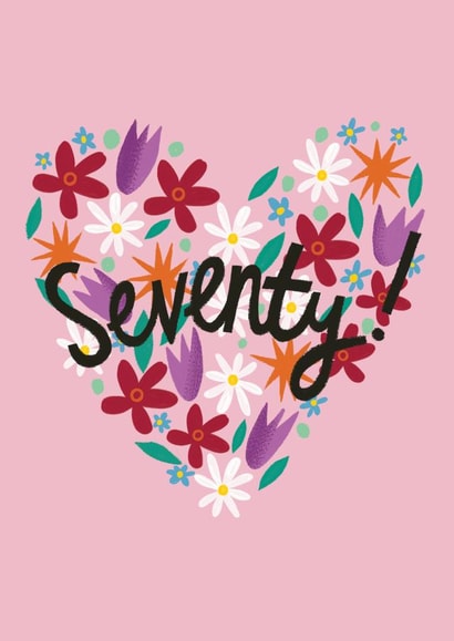 heart flowers Birthday Card 17408 created by @AimeeStevens.Design