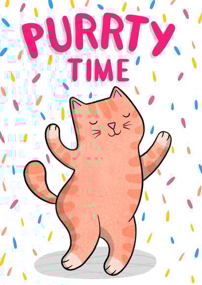 Purrty Time created by Drawn to Cats