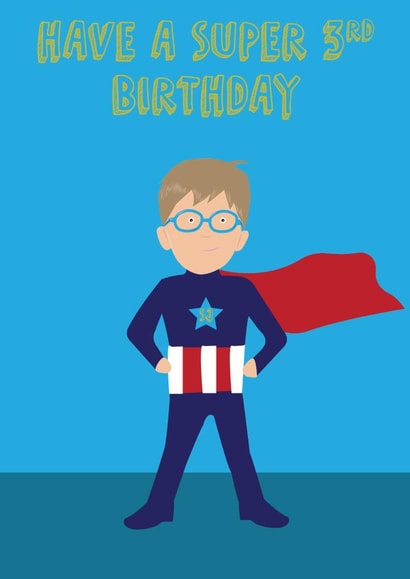 3 three Birthday Card 39281 created by Emma Keight