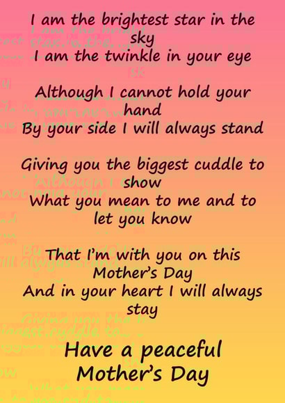 brightest star Mothers Day Card 45589 created by Dear Evelyn