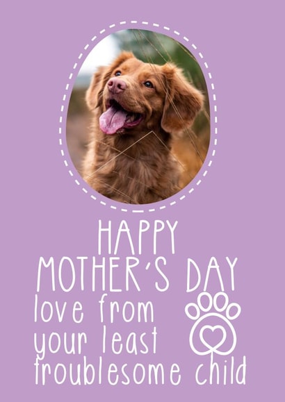 mother mum Mothers Day Personalised Photo Card 8268 created by Afewhometruths