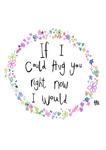 has creator name on hug Send A Smile Card 21572 created by Holly Levell