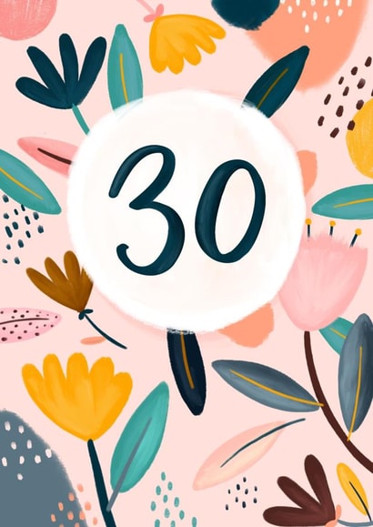 30 30th Birthday Card 4322 created by Claire Lefevre