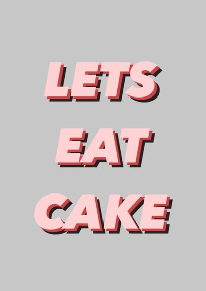 cake eat Birthday Card 37497 created by Little Thrifty