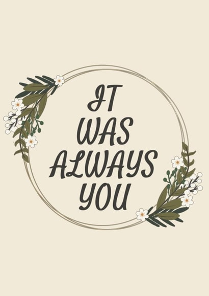 foliage wreath Anniversary Card 21587 created by Zooone