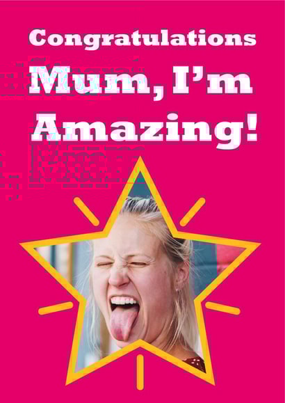 mum photo card Mothers Day Personalised Photo Card 7144 created by A Ray of Sunshine Cards