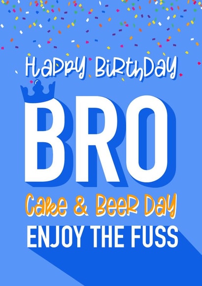 Brother Bro Birthday Card 18829 created by Little Cat Creates