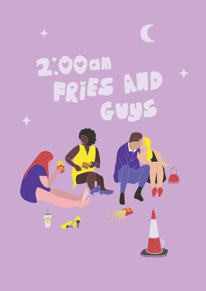 fries before guys galentines Love & Friendship Card 21602 created by Absolutely Adela
