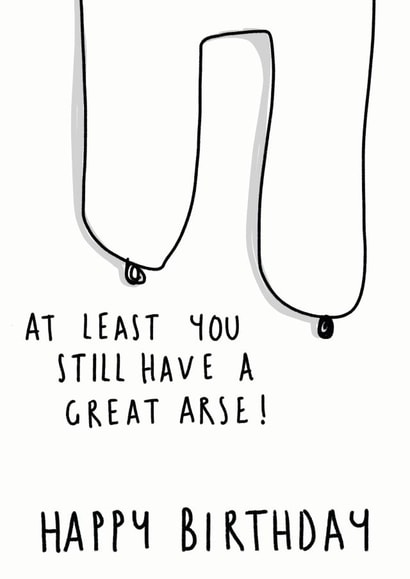 boobs funny  Birthday Card 20534 created by NICHOLA COWDERY ILLUSTRATIONS 
