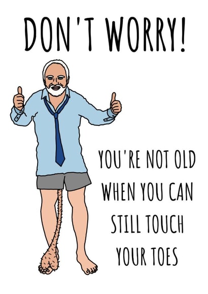 old rude Birthday Card 21070 created by Cowpat Designs