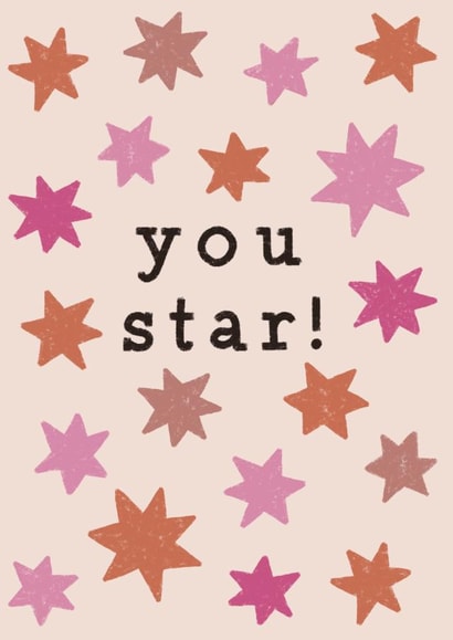 you star stars Love & Friendship Card 21606 created by Louisa Taylor
