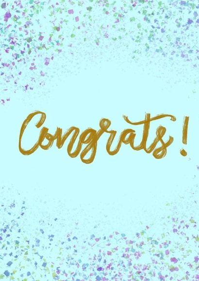 Congrats Congratulations Card 47542 created by HerculesHollow