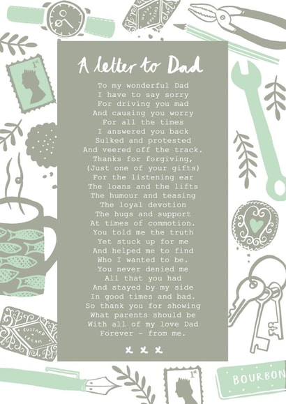 dad father Father's Day Card 8713 created by Joanna Miller