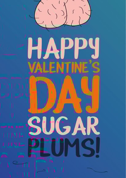 sugar plums Valentines Day Card 24777 created by Paul O'Connor