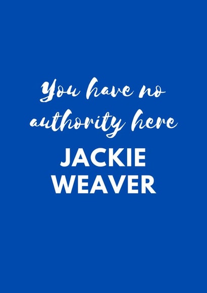 jackie weaver jackie  Leaving Card 12858 created by Pique Design