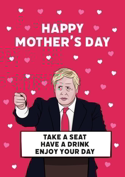 prime minister mum Mothers Day Card 41779 created by Guilty Cards