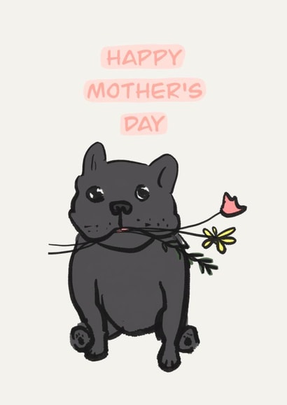 Dog From the dog Mothers Day Card 45176 created by @lydiapimmdraws