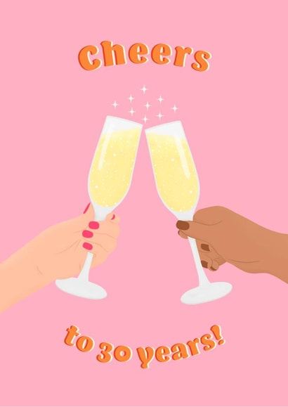 cheers  girls Birthday Card 1794 created by Kamiya Chirodian