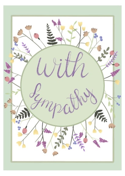 typography with Sympathy Card 21681 created by Jess Hancock