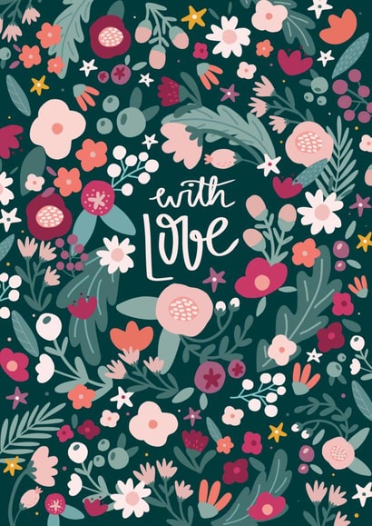 pretty contemporary Valentines Day Card 20879 created by Alicia Cambridge