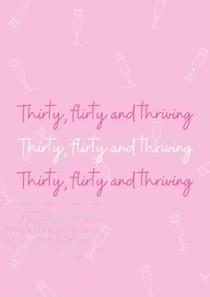 13 going on 30 Film/TV/Netflix Birthday Card 16281 created by Molly Cards UK