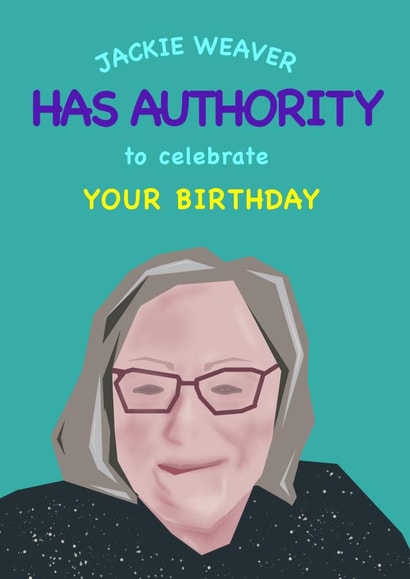 Jackie Weaver Birthday Card 38605 created by Natalie Mooney