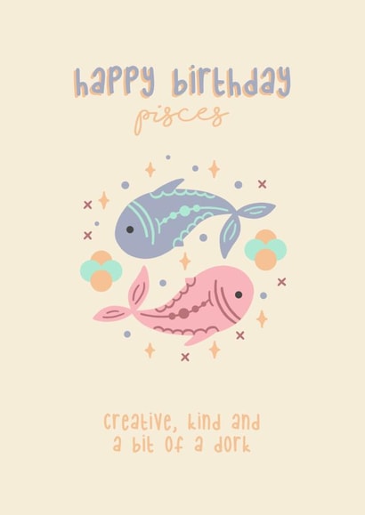 Zodiac Funny Birthday Card 17456 created by Laura Mason