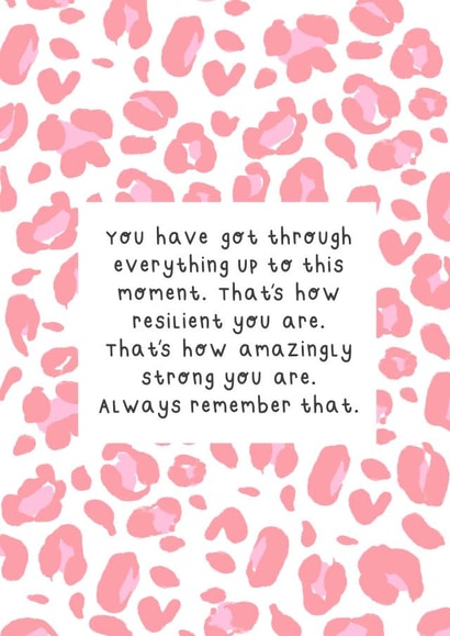 Supportive card for a friend. created by Jessica Rachel Sharp