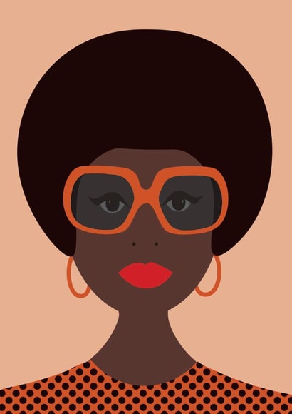 Retro/Vintage female Love & Friendship Card 26251 created by Gail Myerscough