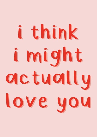 think might Valentines Day Card 21690 created by SecretlyMegan