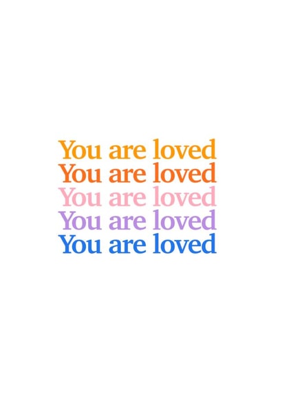 loved you are loved Love & Friendship Card 13177 created by Jodi Feddon