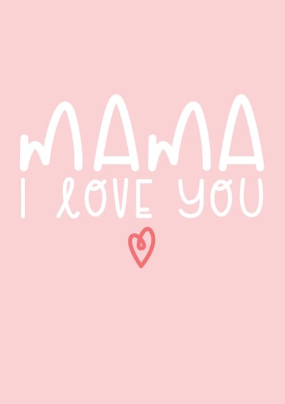 mama mum Mothers Day Card 33765 created by Bells Scambler