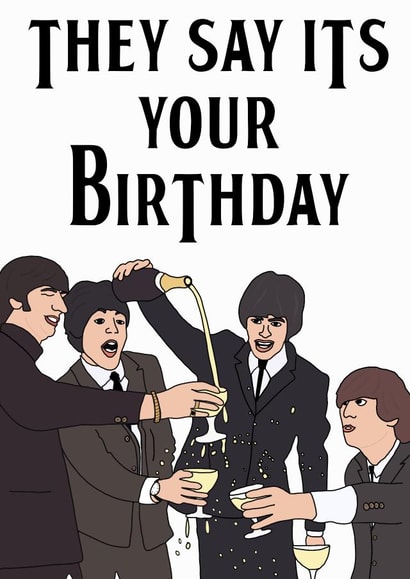 they say Birthday Card 21631 created by Crispy Choons