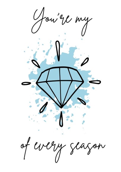 diamond every season Anniversary Card 21264 created by Ark & Box
