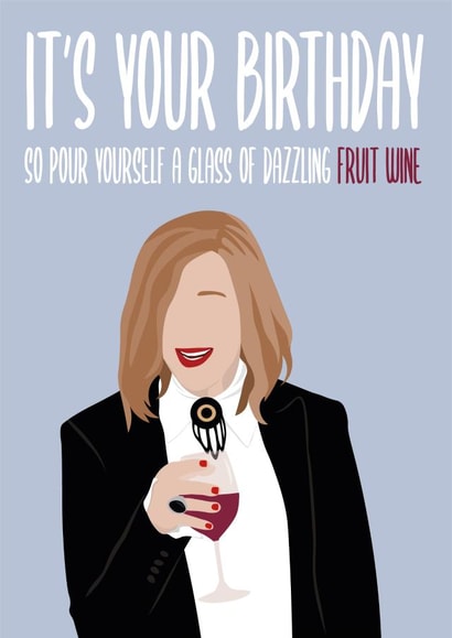 Funny Birthday Card - Schitts Creek - Moria Rose created by Dylan Sian Design