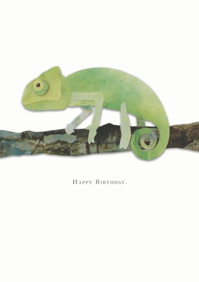 chameleon animals Birthday Card 18679 created by Susie Thomas