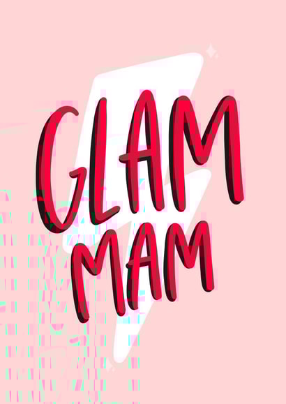 Hand-Lettered Card for Mam created by Studio Yelle