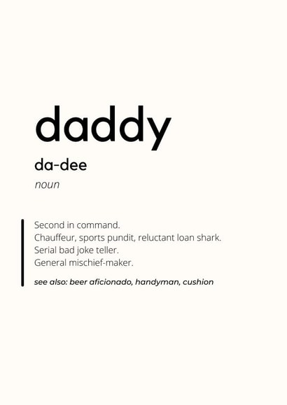 daddy da-dee Father's Day Card 46149 created by Jenna Bensason