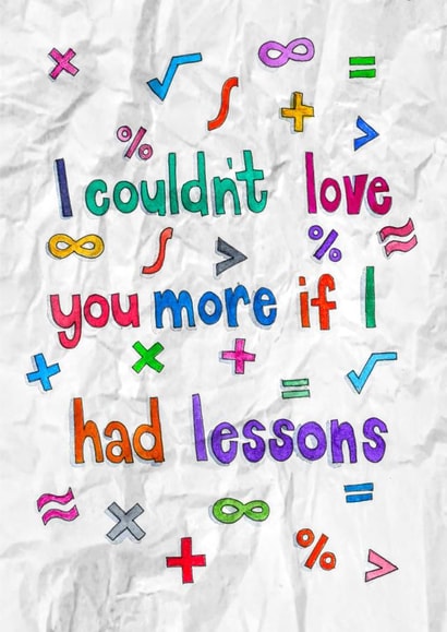 I couldn't love you more if I had lessons created by Sitting Knitting