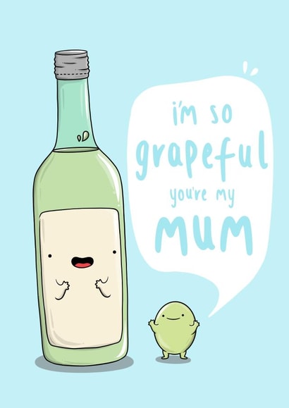 grateful thankful Mothers Day Card 42552 created by The Tipsy Turtle