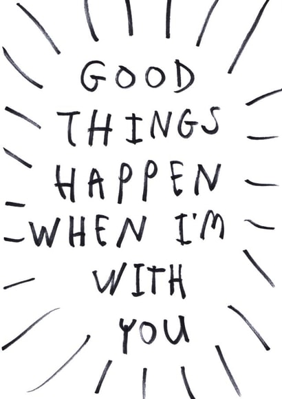 good things happen Anniversary Card 31764 created by jenny haytch