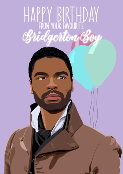 Simon Bridgerton birthday card created by Alexa Makes Cards