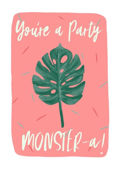 party cheese plant Card 47720 created by JuliasPrintStudio