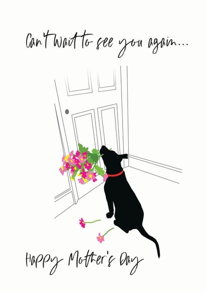 staffie american Mothers Day Card 43906 created by Jackie Ponwaye Design