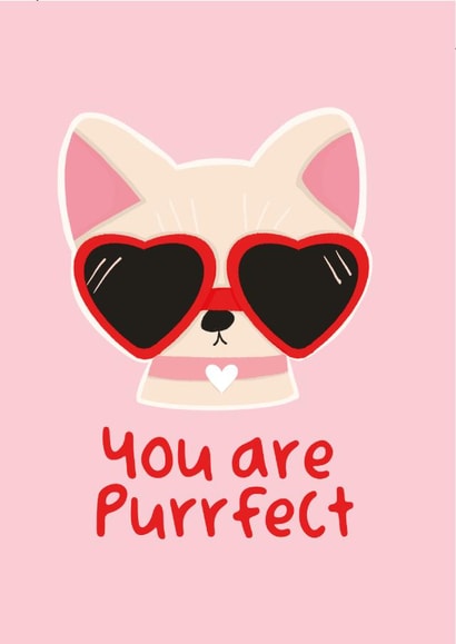 cat purr Love & Friendship Card 47919 created by Julia Walsh