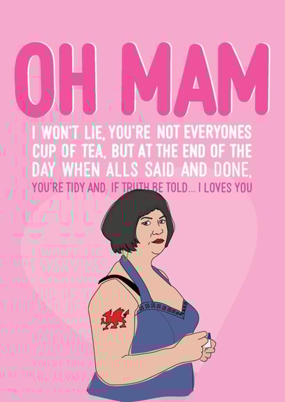 Funny Mother's Day Card - Gavin And Stacey - Nessa created by AliceandEmmaDesigns