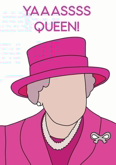 queen mothers day Card 47807 created by TheDizzyPrintMaker