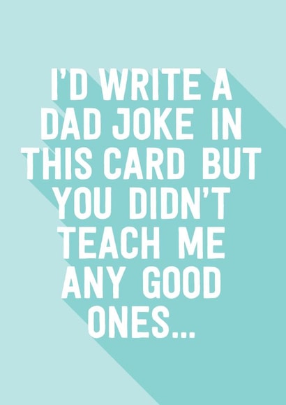 write dad joke Father's Day Card 12879 created by Blush & Blossom 