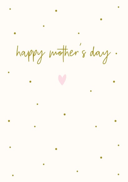 Classic Mothers Day Card - Mum - Heart - Happy Mother's Day created by Megan Claire