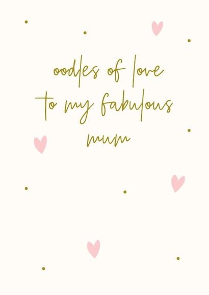 mum fabulous Mothers Day Card 1463 created by Megan Claire